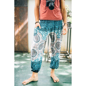 Clock nut 67 men/women harem pants in White PP0004 020067 01