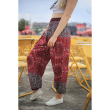 Load image into Gallery viewer, Clock nut 67 women harem pants in Red PP0004 020067 06