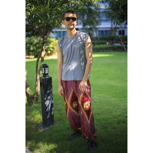 Diamond Elephant Men/Womens Harem Pants in Red PP0004 020079 02