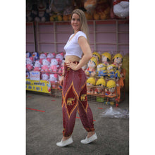 Load image into Gallery viewer, Diamond Elephant Men/Womens Harem Pants in Red PP0004 020079 02