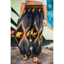 Load image into Gallery viewer, Diamond Elephant Womens Harem Pants in Black PP0004 020079 04