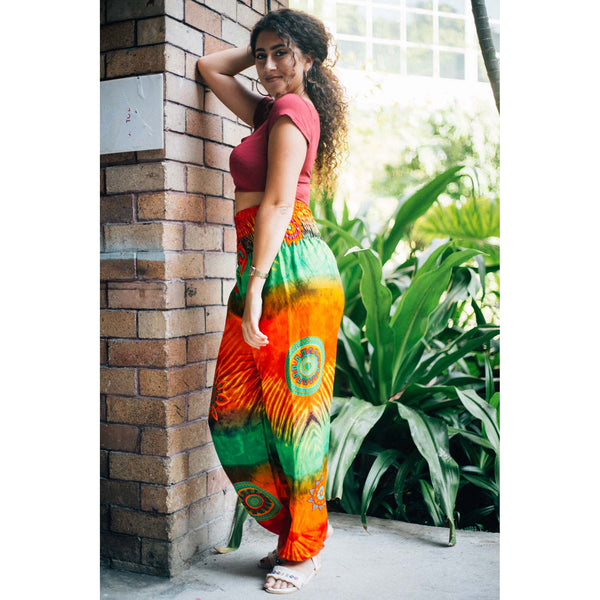 Tie dye 104 women harem pants in Orange PP0004 020104 05