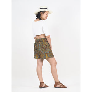 Mandala Women's Wrap Shorts Pants in Navy Blue PP0205 020114 01