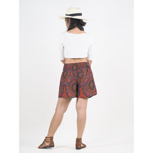 Load image into Gallery viewer, Mandala Women&#39;s Wrap Shorts Pants in Red PP0205 020114 06