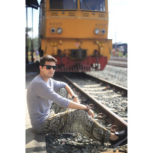 Rupestree elephant 123 men/women harem pants in Green PP0004 020123 03