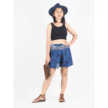 Load image into Gallery viewer, Mandala Women&#39;s Wrap Shorts Pants in Navy blue PP0205 020125 04