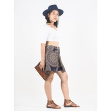 Load image into Gallery viewer, Mandala Women&#39;s Wrap Shorts Pants in Navy PP0205 020170 01