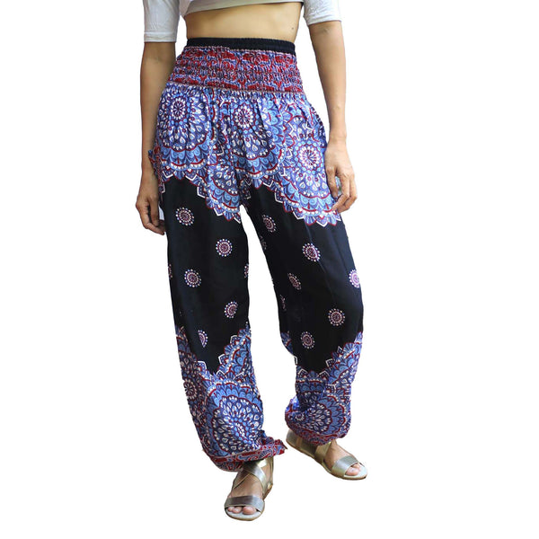 Rose bush 183 women harem pants in Black PP0004 020183 06