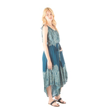 Load image into Gallery viewer, Floral mandala Women&#39;s Jumpsuit with Belt in Ocean Blue JP0097 020036 03