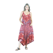 Load image into Gallery viewer, Daffodils Mandala Women&#39;s Jumpsuit in Red JP0069 020265 02