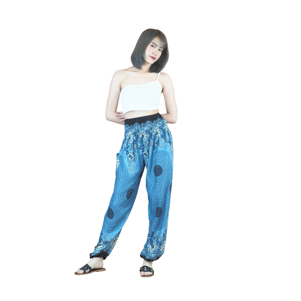 Acacia Mandala Women Harem Pants in Bright Navy PP0004 020305 01