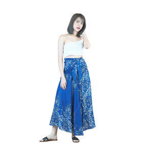 Cosmo Royal Elephant Women's Bohemian Skirt in Blue SK0033 020307 05