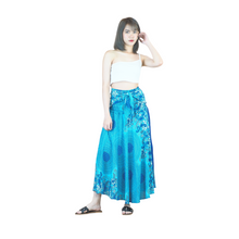 Load image into Gallery viewer, Acacia Mandala Women&#39;s Bohemian Skirt in Blue SK0033 020305 06