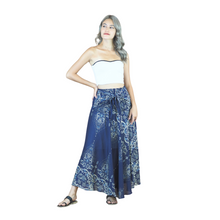 Load image into Gallery viewer, Cosmo Royal Elephant Women&#39;s Bohemian Skirt in Navy Blue SK0033 020307 03