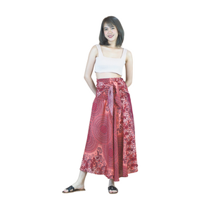 Acacia Mandala Women's Bohemian Skirt in Red SK0033 020305 03