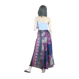 Maiden Mandala Women's Bohemian Skirt in Navy Blue SK0033 020306 04