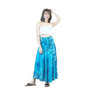 Acacia Mandala Women's Bohemian Skirt in Blue SK0033 020305 06