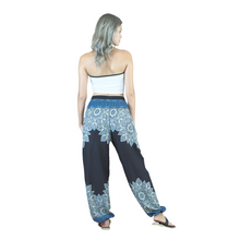 Load image into Gallery viewer, Muscari Mandala women harem pants in Black PP0004 020263 01