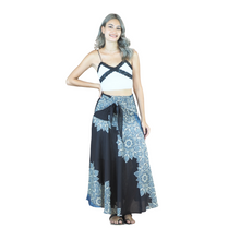 Load image into Gallery viewer, Muscari Mandala Women&#39;s Bohemian Skirt in Black SK0033 020263 01