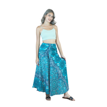 Load image into Gallery viewer, Daffodils Mandala Women&#39;s Bohemian Skirt in Ocean Blue SK0033 020265 06