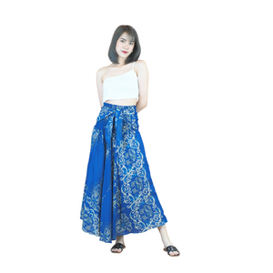 Cosmo Royal Elephant Women's Bohemian Skirt in Blue SK0033 020307 05