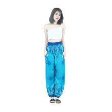 Load image into Gallery viewer, Acacia Mandala Women Harem Pants in Blue PP0004 020305 06