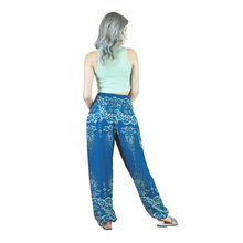 Load image into Gallery viewer, Cosmo Royal Elephant women harem pants in Ocean Blue PP0004 020307 02