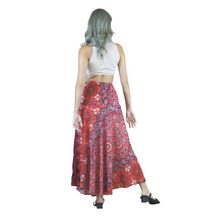 Load image into Gallery viewer, Daffodils Mandala Women&#39;s Bohemian Skirt in Red SK0033 020265 02