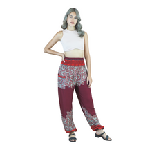 Load image into Gallery viewer, Muscari Mandala women harem pants in Red PP0004 020263 05