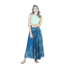 Load image into Gallery viewer, Cosmo Royal Elephant Women&#39;s Bohemian Skirt in Ocean Blue SK0033 020307 02