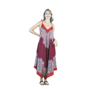 Muscari Mandala Women's Jumpsuit in Red JP0069 020263 05