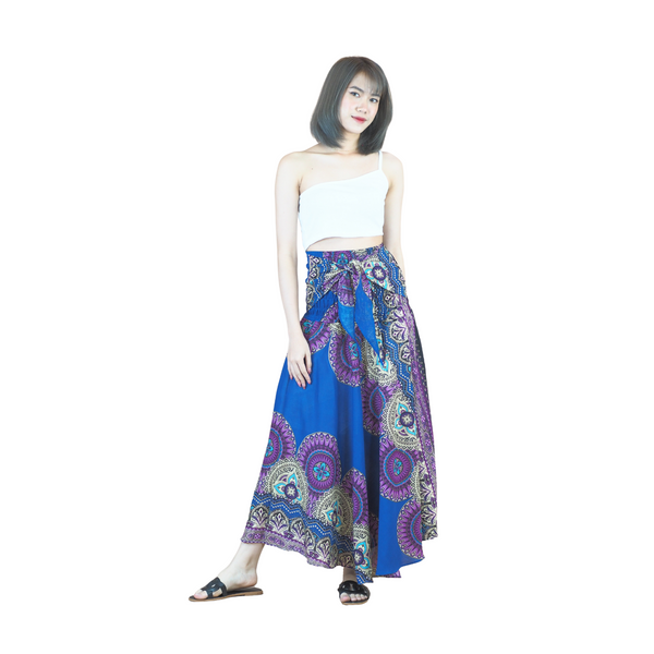 Maiden Mandala Women's Bohemian Skirt in Blue SK0033 020306 03