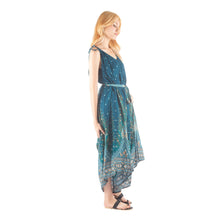 Load image into Gallery viewer, Peacock Women&#39;s Jumpsuit with Belt in Dark Green JP0097 020008 03