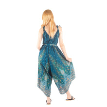 Load image into Gallery viewer, Peacock Women&#39;s Jumpsuit with Belt in Dark Green JP0097 020008 03