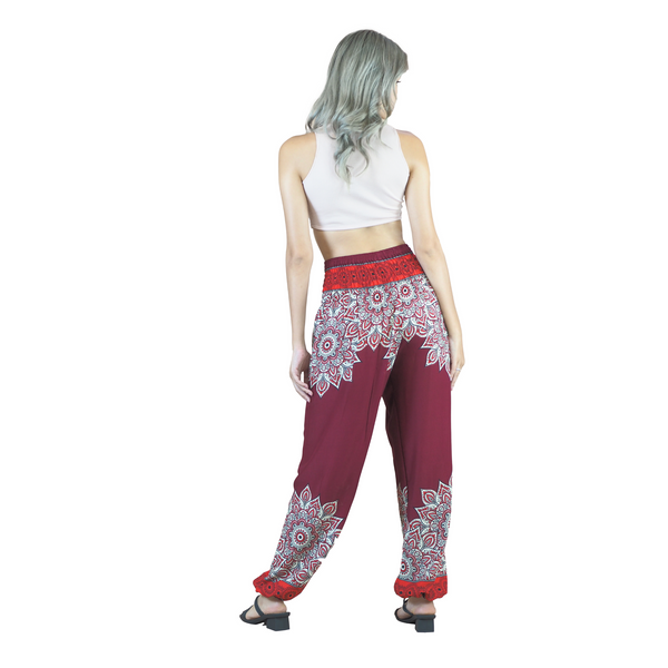 Muscari Mandala women harem pants in Red PP0004 020263 05