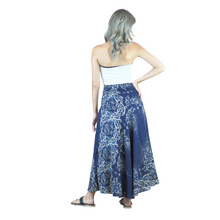 Load image into Gallery viewer, Cosmo Royal Elephant Women&#39;s Bohemian Skirt in Navy Blue SK0033 020307 03