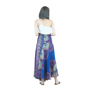Maiden Mandala Women's Bohemian Skirt in Blue SK0033 020306 03