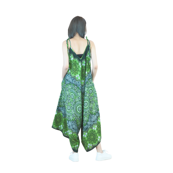 Daffodils Mandala Women's Jumpsuit in Green JP0069 020265 04