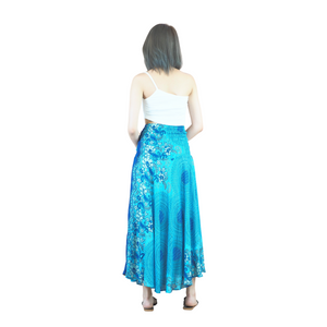 Acacia Mandala Women's Bohemian Skirt in Blue SK0033 020305 06