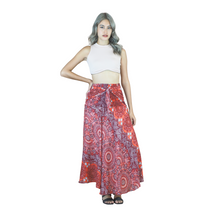 Load image into Gallery viewer, Daffodils Mandala Women&#39;s Bohemian Skirt in Red SK0033 020265 02