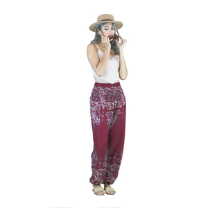 Cosmo Royal Elephant women harem pants in Red PP0004 020307 04