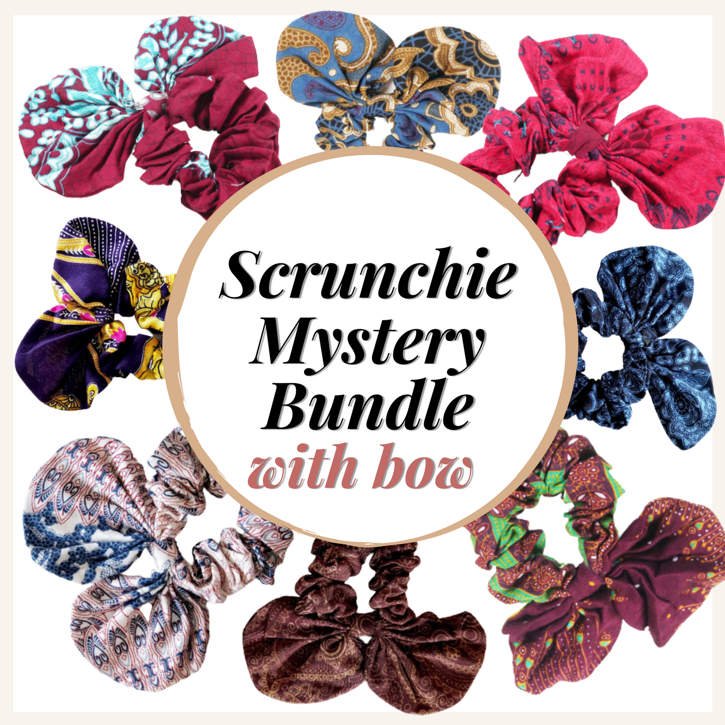 SPECIAL GIFT Scrunchies bundle - 12 packs ! AC0009