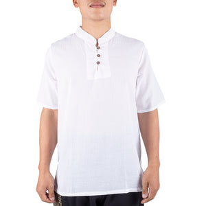 Solid Color Men's T-Shirt in White SH0170 010000 04