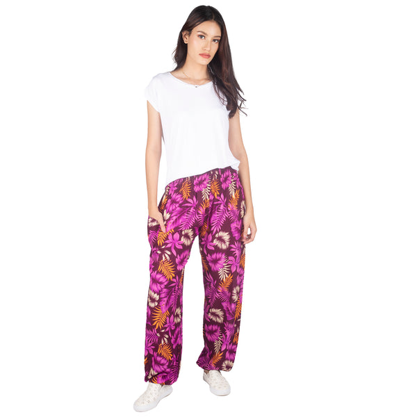 Carnival Leagues 215 Women's Harem Pants in Purple PP0004 020215 02