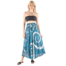 Load image into Gallery viewer, Tie Dye Women&#39;s Bohemian Skirt in Green SK0033 020244 02