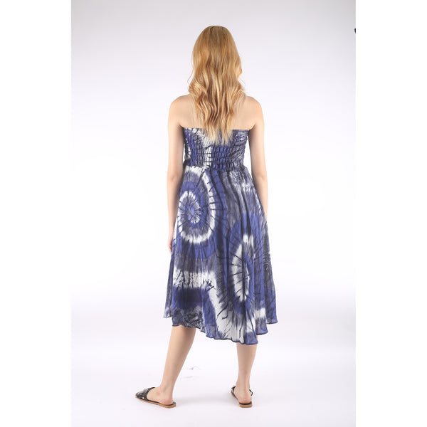 Tie Dye Women's Bohemian Skirt in Navy SK0033 020244 04