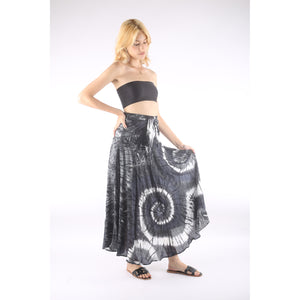 Tie Dye Women's Bohemian Skirt in Black SK0033 020244 01