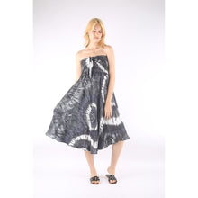 Load image into Gallery viewer, Tie Dye Women&#39;s Bohemian Skirt in Black SK0033 020244 01