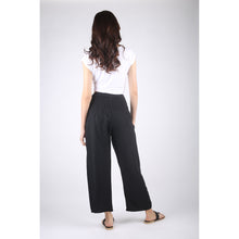 Load image into Gallery viewer, Solid Color Wide leg cropped Harem Pant in Black PP0305 020000 10