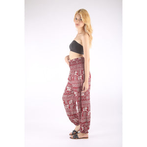 African Elephant 4 women harem pants in Red PP0004 020004 03